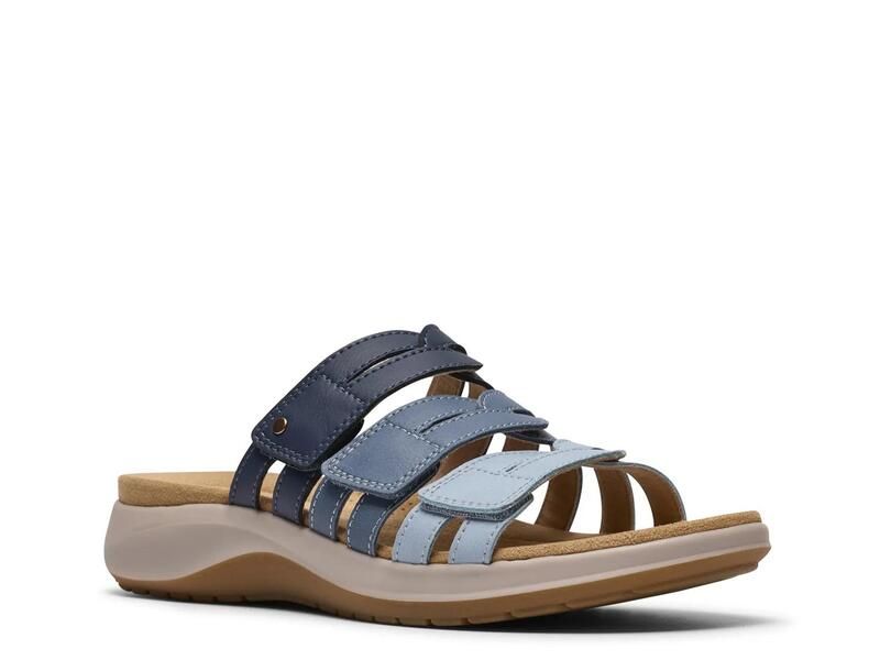クラークス レディース シューズ サンダル ClarksMaelynn Abby Sandal Blue Ombre ブルー