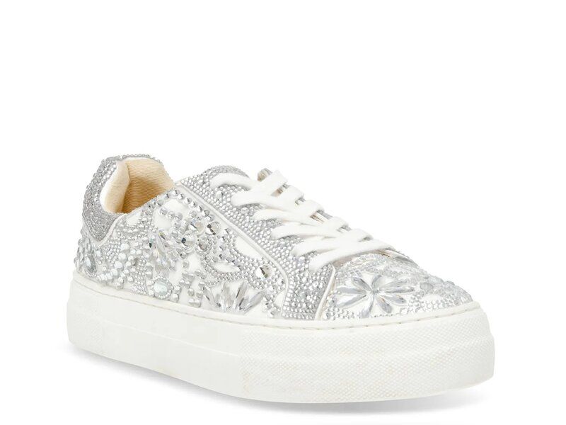 ベッツィジョンソン レディース シューズ スニーカー プラットフォーム Betsey Johnson Reily Platform Sneaker White ホワイト