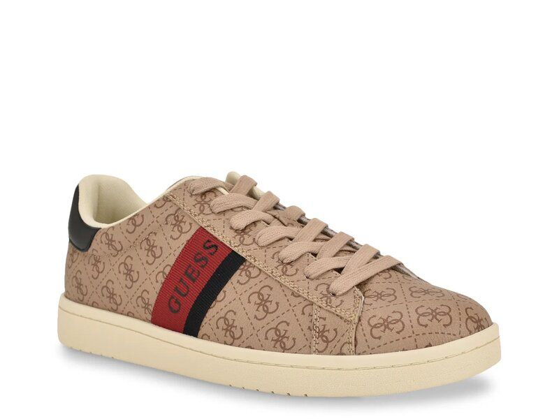 ゲス メンズ シューズ スニーカー Guess Lawrenzz Sneaker Light Brown ブラウン