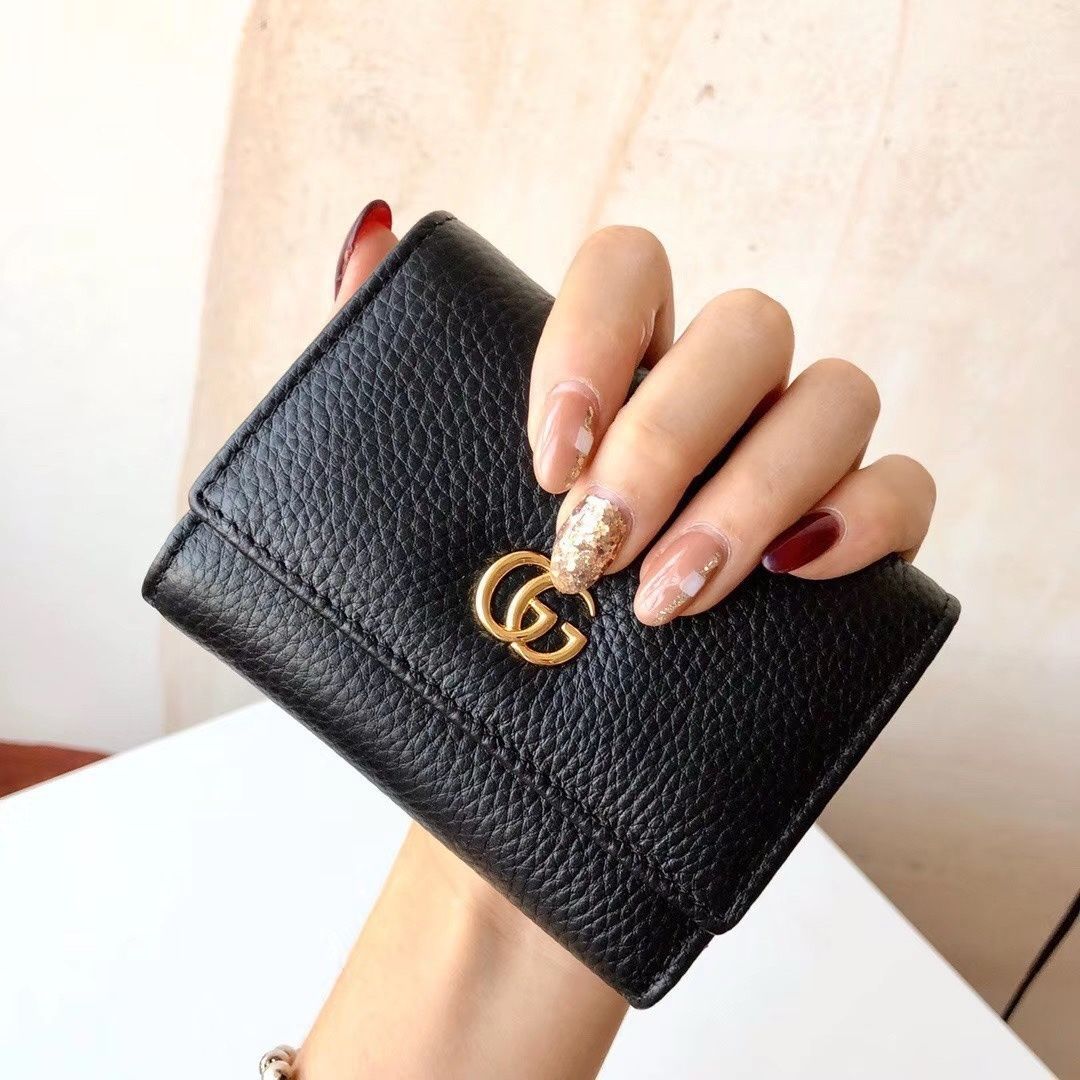 破格 可愛 GUCCI グッチ ウォレット 折り財布 小銭入れ