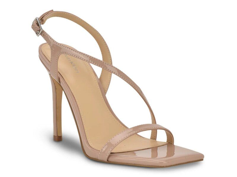 カルバンクライン レディース シューズ サンダル Calvin Klein Tansley Sandal Light Beige Patent ベージュ