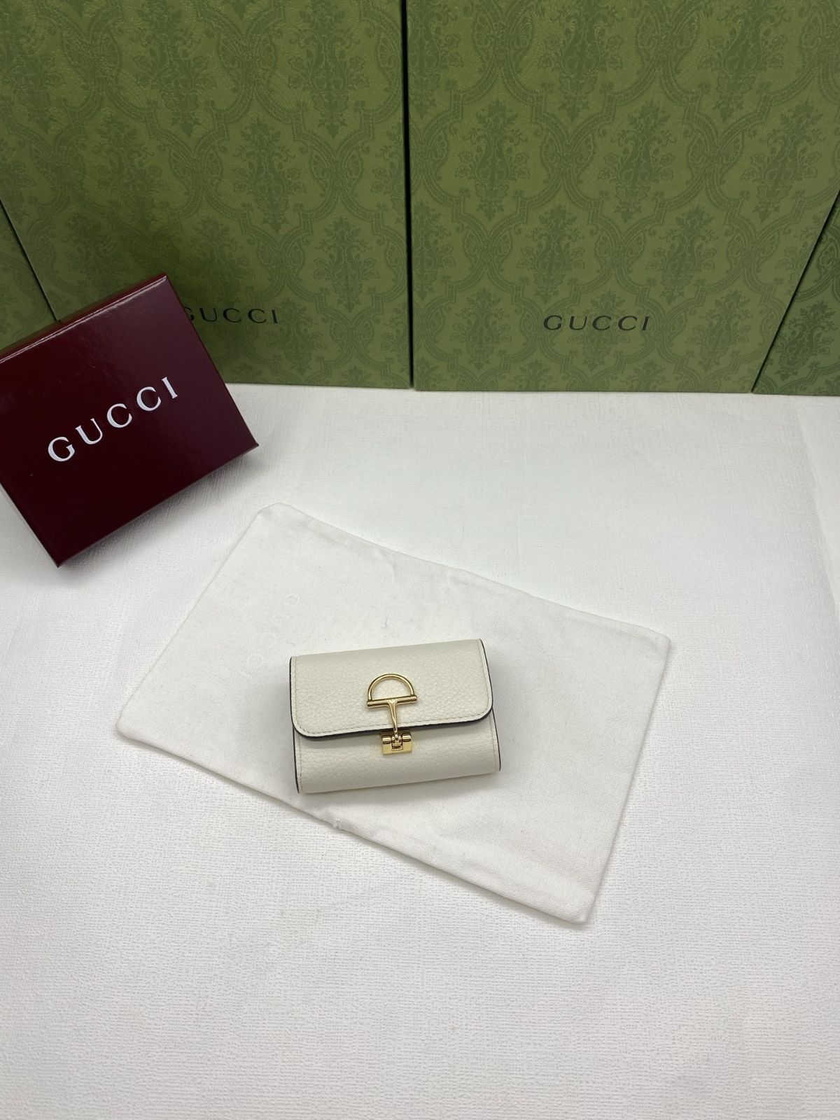 超極SSS美品 良品 GUCCI グッチ 折り財布 小銭入れ