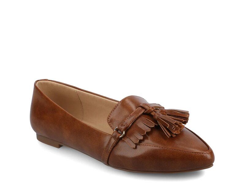 ジャーニー レディース シューズ スリッポン・ローファー Journee Jannah Loafer Cognac