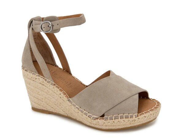ケネスコール レディース シューズ サンダル Gentle Souls by Kenneth Cole Charli Wedge Sandal Mushroom Nubuck Leather