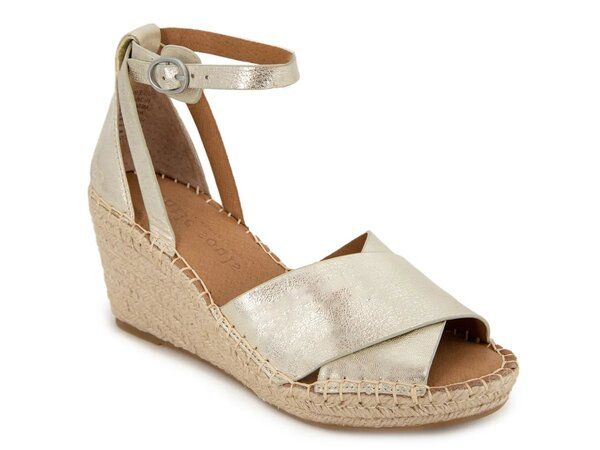 ケネスコール レディース シューズ サンダル Gentle Souls by Kenneth Cole Charli Wedge Sandal Champagne Leather シャンパン