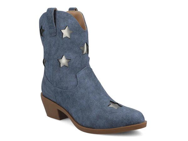 ジャーニー レディース シューズ ブーツ・レインブーツ Journee Underwood Bootie Blue ブルー