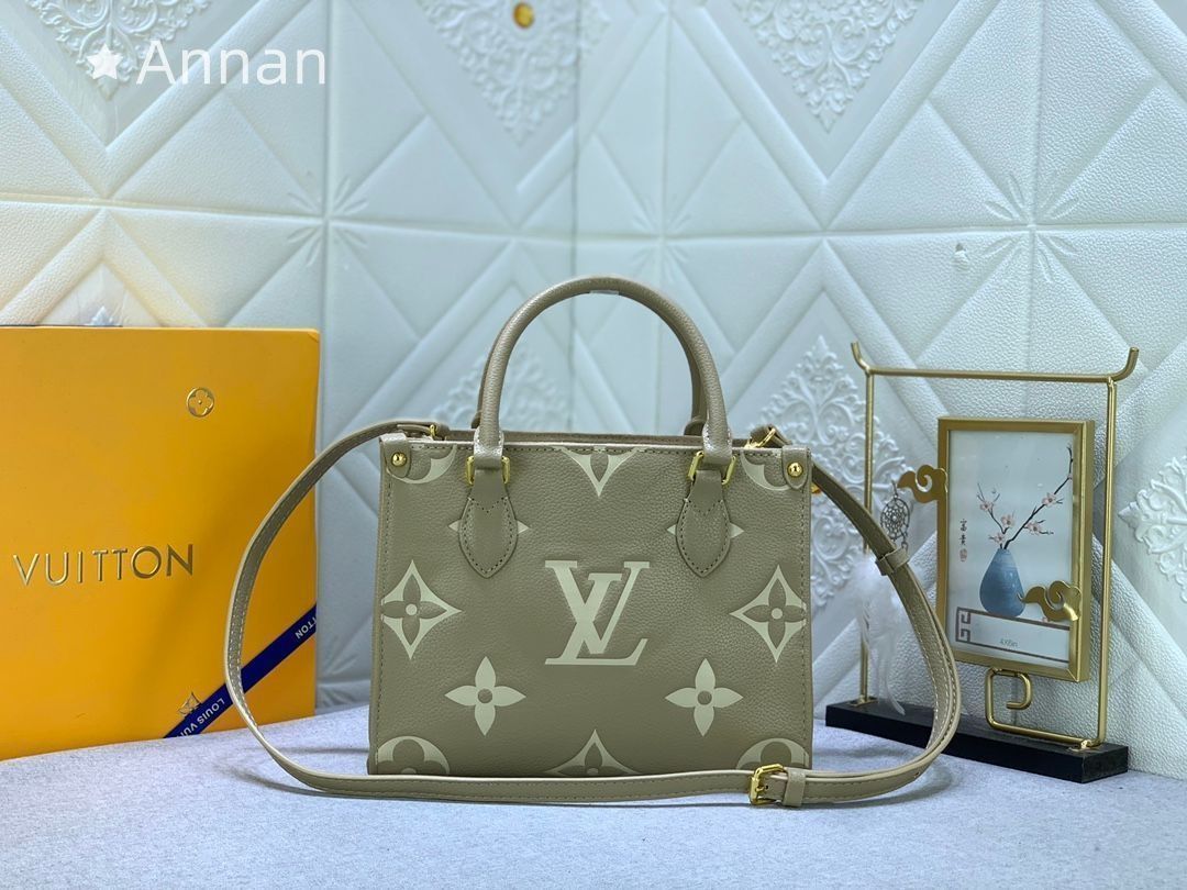 美品 LOUIS VUITTON ショルダーバッグ ルイヴィトン オンザゴー PM ショルダーバッグ
