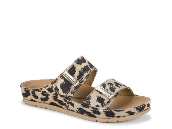 ベアトラップス レディース シューズ サンダル Baretraps Wisteria Sandal BeigeBlack Leopard Print ブラック