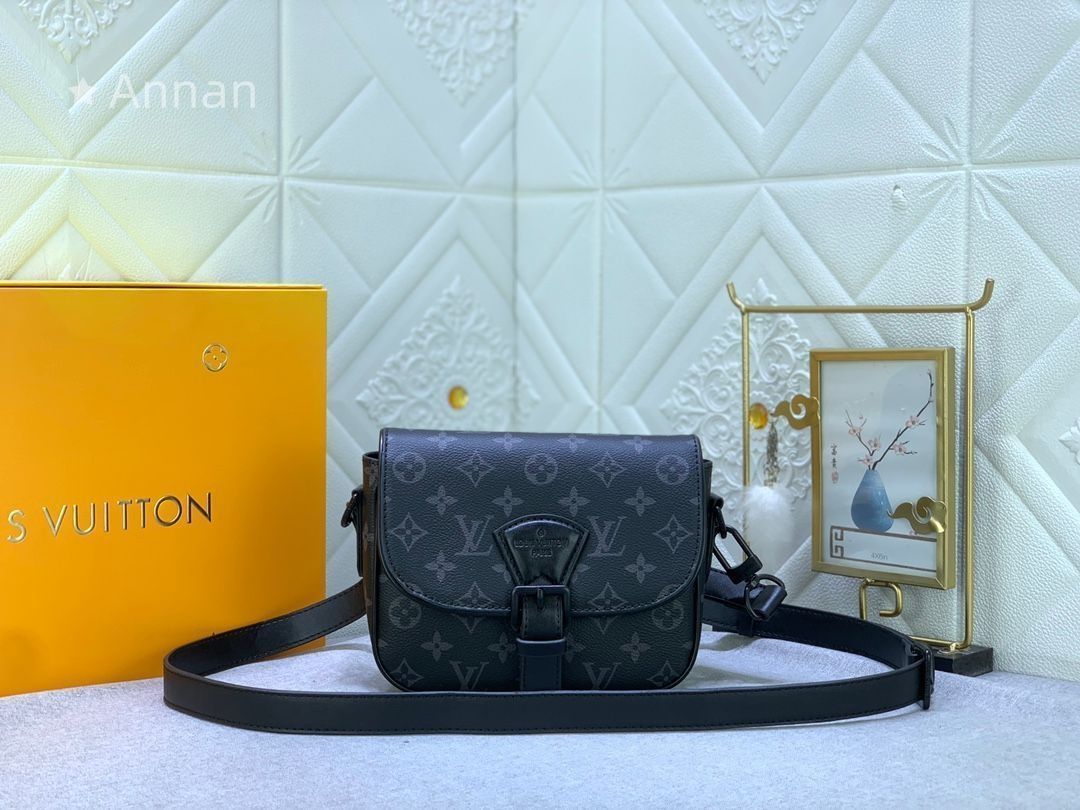 送料無料 LOUIS VUITTON ルイヴィトン メンズ ショルダーバッグ モンスリ メッセンジャー PM