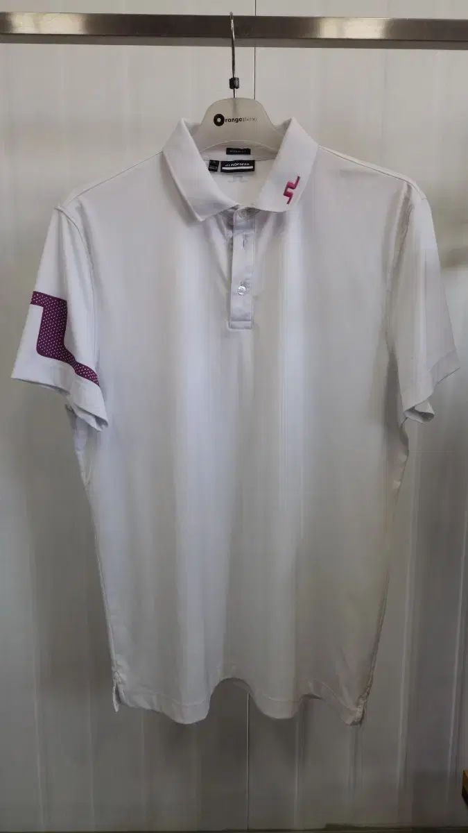 J LINDEBERG ゴルフ ヒース Regular 白 ポロ XL