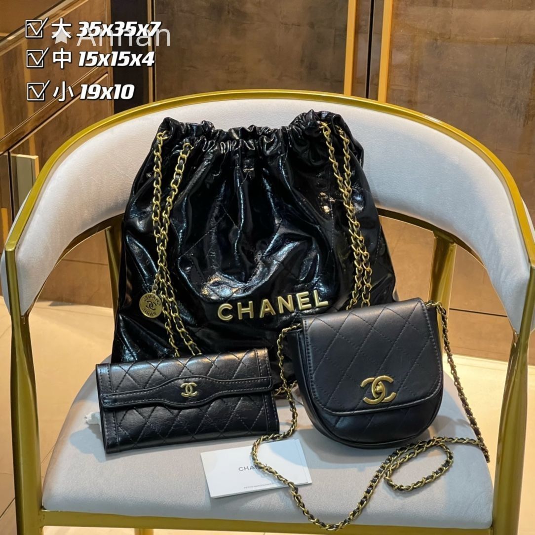 限定品★CHANEL シャネル ショルダーバッグ ハンドバッグ 財布 3点セット