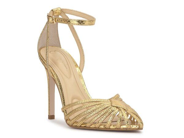 ジェシカシンプソン レディース シューズ サンダル Jessica Simpson Paveri Sandal Gold Metallic ゴールド