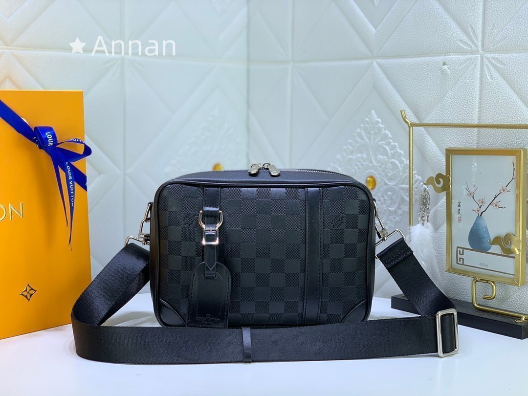 最終値下げ LOUIS VUITTON ルイヴィトン メンズ ショルダーバッグ 人気モデル 送料無料 LV N45286 シリウス ダミエアンフィニ ショルダーバッグ 人気モデル 送料無料