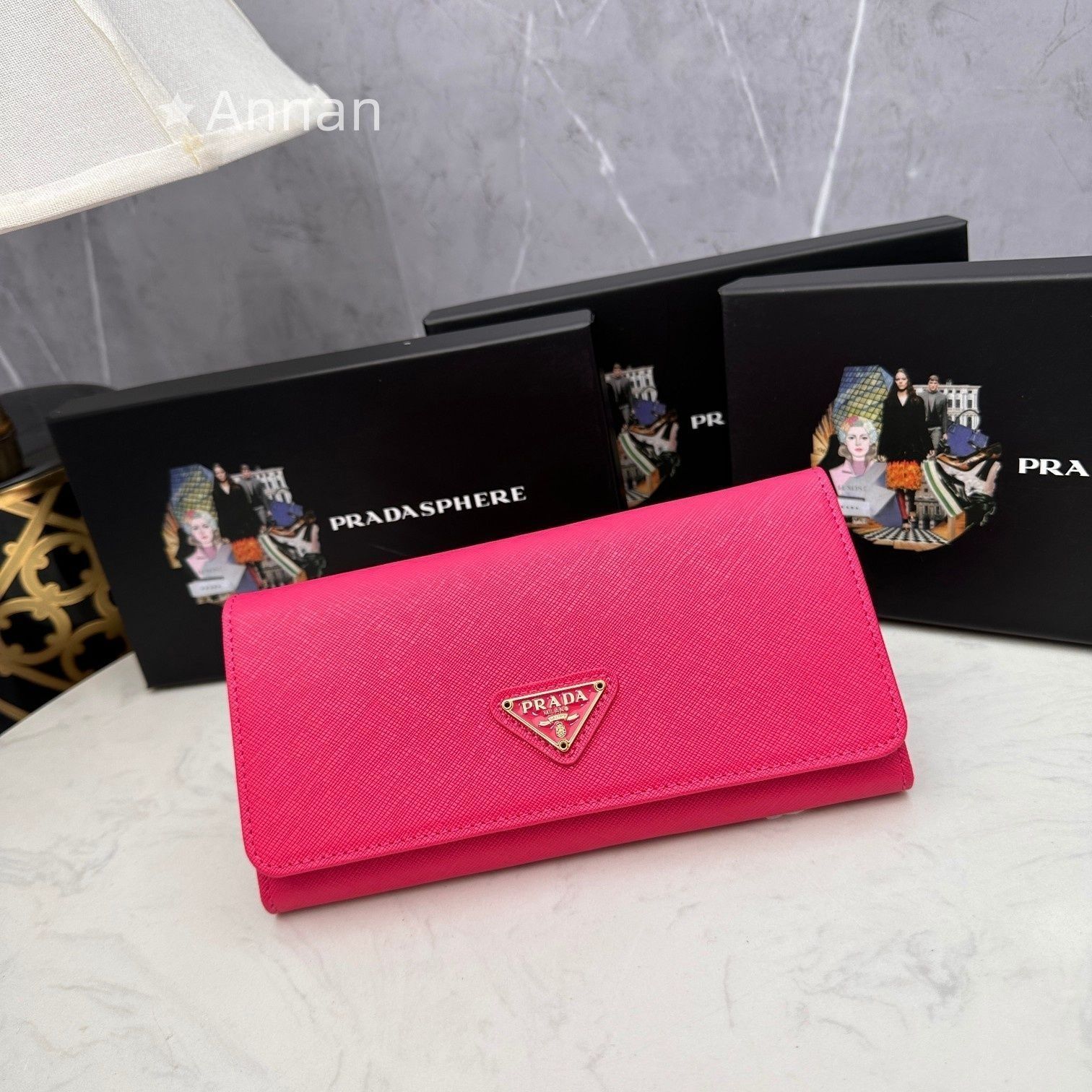 人気 極美品 PRADA プラダ 長財布 さいふ ウォレット 長財布 小銭入れ 