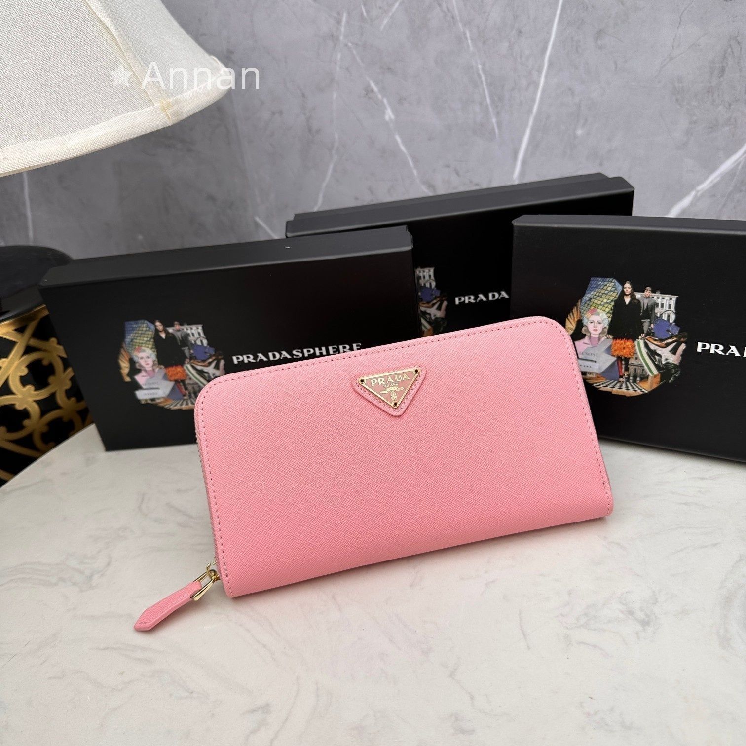新品 希少 PRADA プラダ 長財布 さいふ ウォレット 長財布 小銭入れ