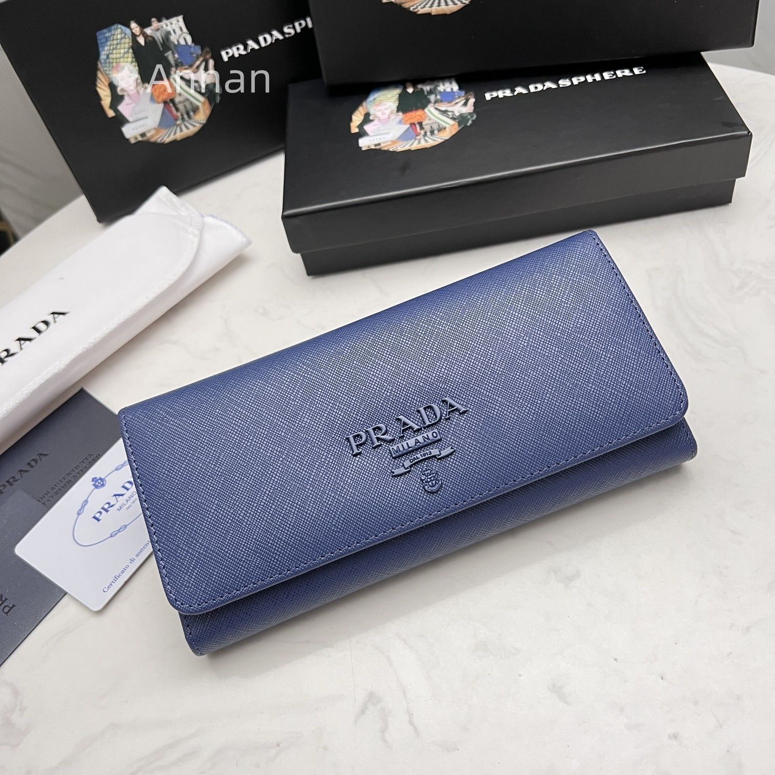 送料込☆ PRADA プラダ 長財布 さいふ ウォレット 長財布 小銭入れ