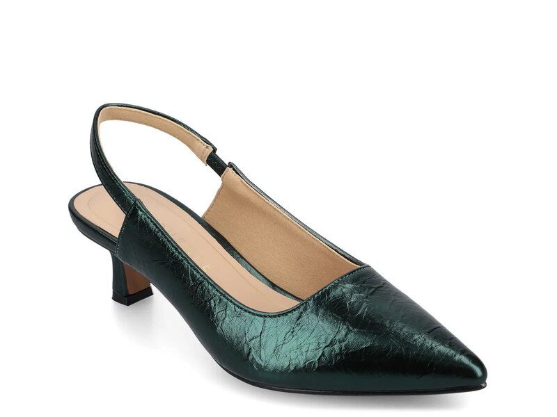 ジャーニー レディース シューズ パンプス Journee Paulina Pump Dark Green グリーン