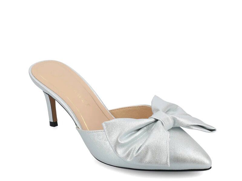 ジャーニー レディース シューズ パンプス Journee Tiarra Pump Silver Metallic Synthetic シルバー