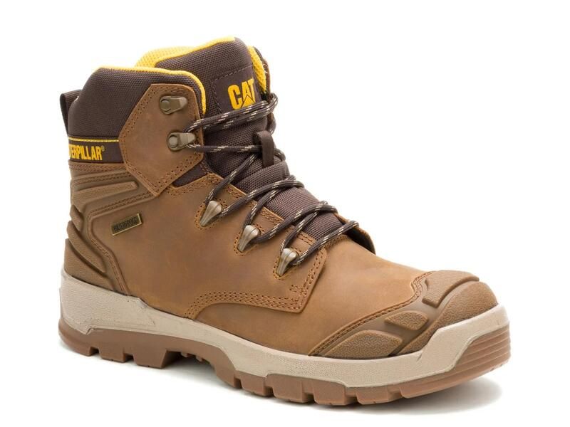 キャタピラー メンズ シューズ ブーツ・レインブーツ Tシャツ Caterpillar Striver XL Steel Toe Waterproof Work Boot Mens Brown ブラウ
