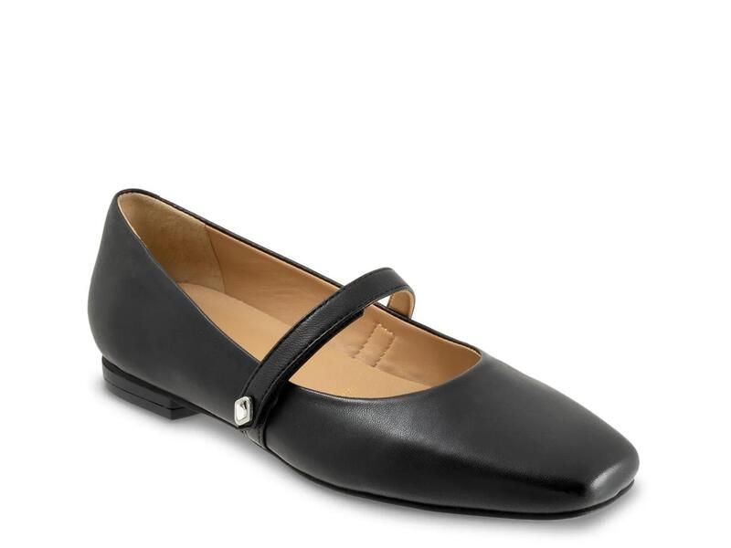 トロッターズ レディース シューズ パンプス Trotters Hazel Mary Jane Flat Black ブラック