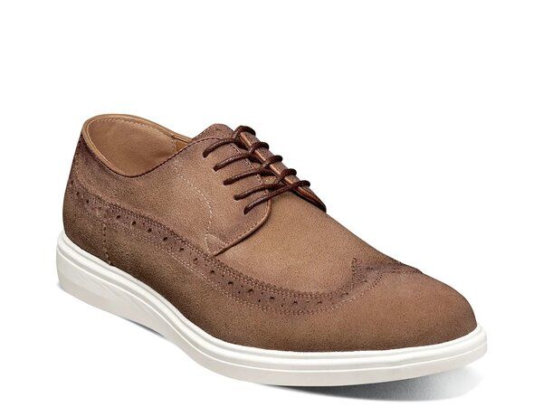 ステイシーアダムス メンズ シューズ オックスフォード ウィングチップ Stacy Adams Trudell Wingtip Oxford Taupe トープ
