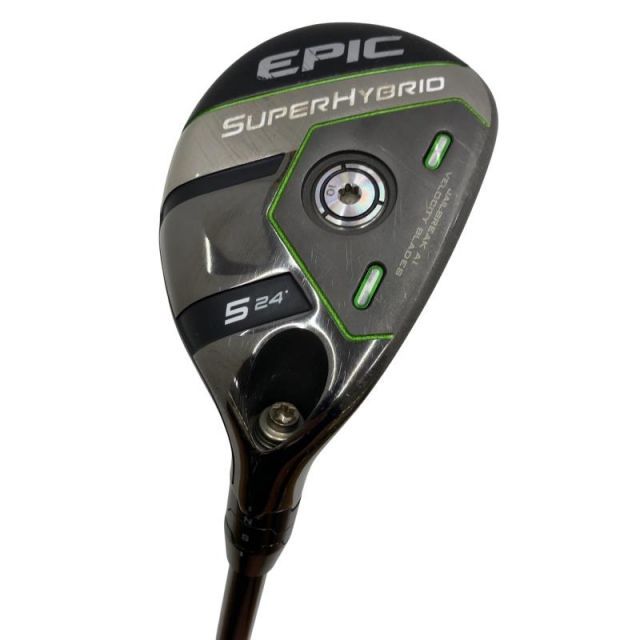 【中古】 キャロウェイ EPIC SUPER HYBRID U5 ユーティリティ UT リシャフト (フレックスその他) メンズ 男性用 右利き 右用 Cランク ゴルフクラブ