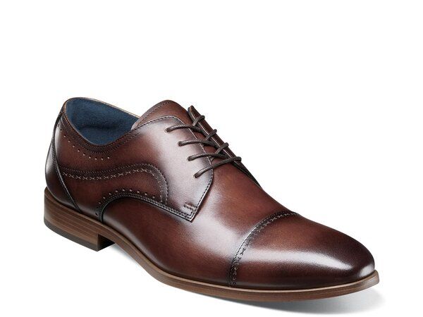 ステイシーアダムス メンズ シューズ オックスフォード キャップ Stacy Adams Bryant Cap Toe Oxford Dark Brown ブラウン