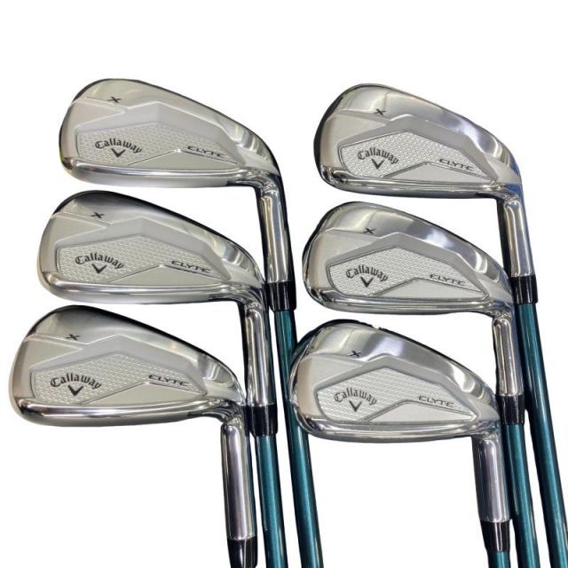 【中古】 キャロウェイ ELYTE X 7S アイアンセット IR VENTUS GREEN 50 for CW(ELYTE IR) (フレックスR) メンズ 男性用 右利き 右用 Cランク ゴルフクラブ