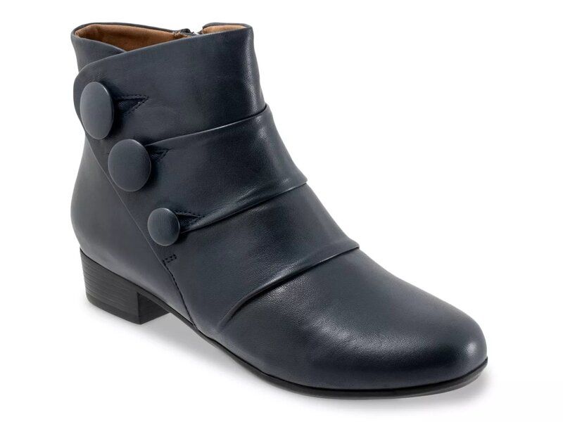 トロッターズ レディース シューズ ブーツ・レインブーツ Trotters Mila Bootie Navy ネイビー