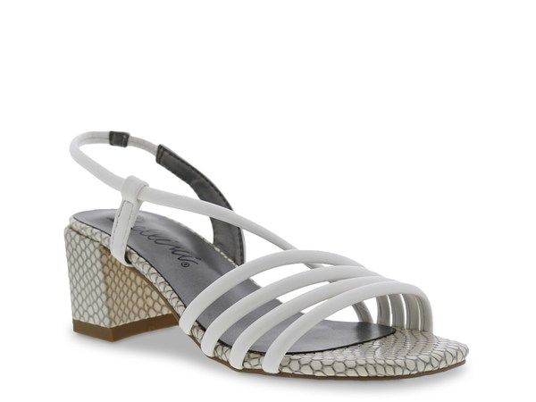 ベリーニ レディース シューズ サンダル Bellini Fling Sandal White Croc Print ホワイト