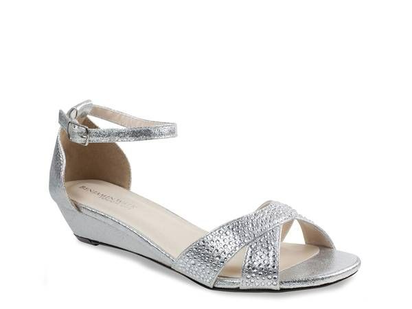 ベンジャミンウォーク レディース シューズ サンダル Touch Ups by Benjamin Walk Iris Wedge Sandal Silver Metallic シルバー