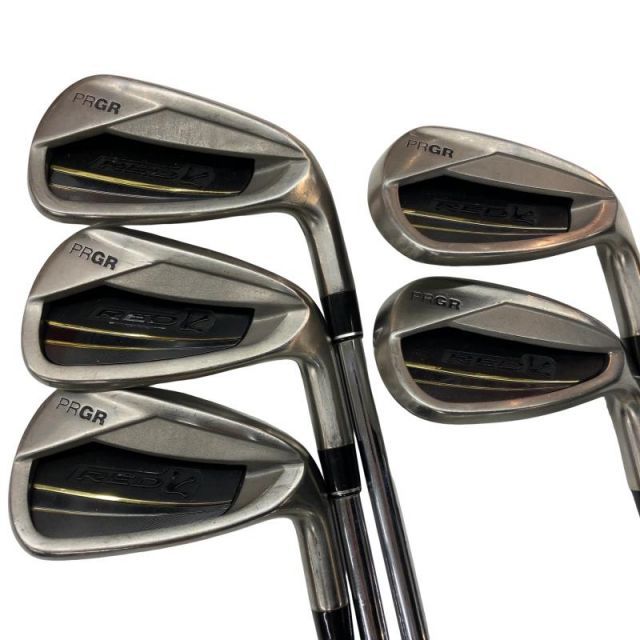 【中古】 プロギア RED チタンフェース(2016) 5S アイアンセット IR スペックスチール(NS PRO) (フレックスR) メンズ 男性用 右利き 右用 Cランク ゴルフクラブ