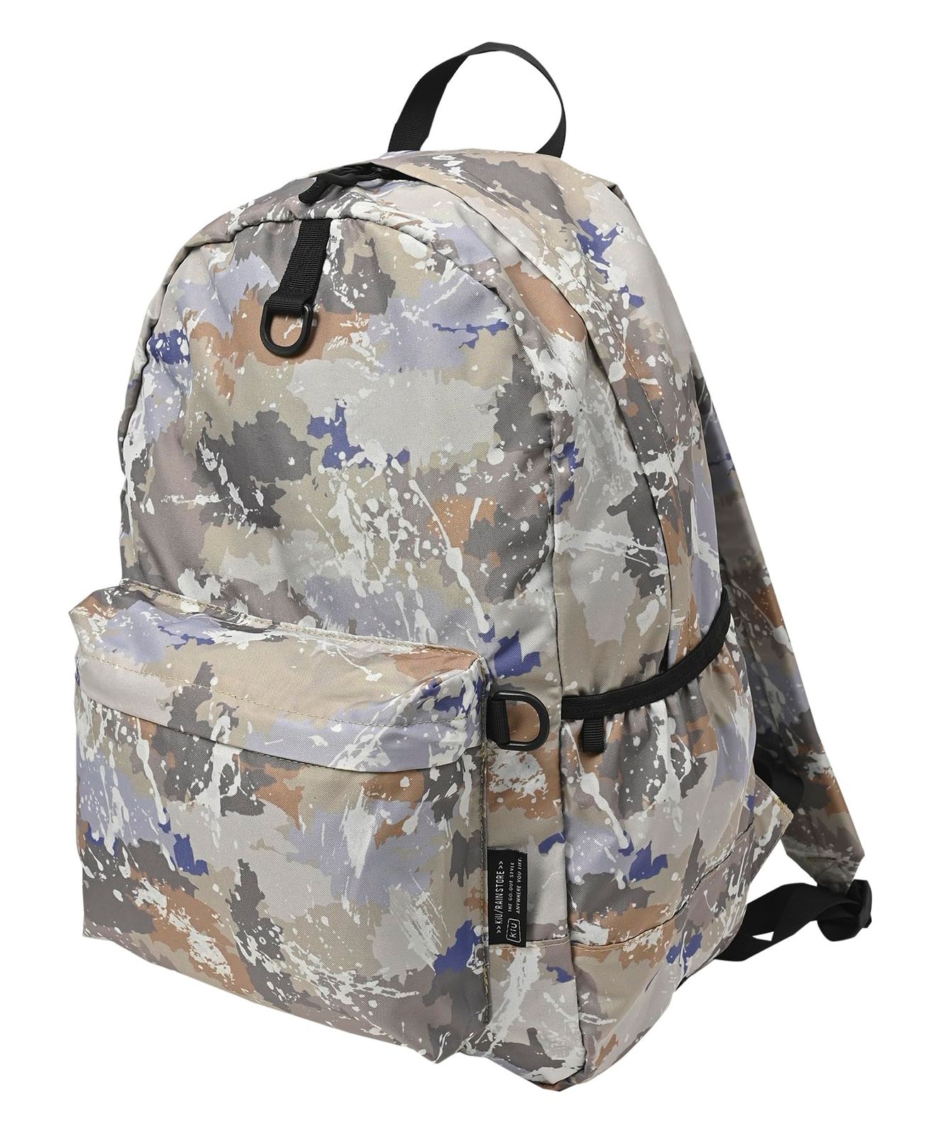 KiU キウ デイバックパック 2ND KiU DAY BACKPACK 2ND 防水 撥水 大容量 リュック ポケット 通勤 通学 マザーズバッグ おしゃれ カジュアル ユニセックス メンズ レディース 男女兼用 スプラッシュカモフラ K447-509ｍａ
