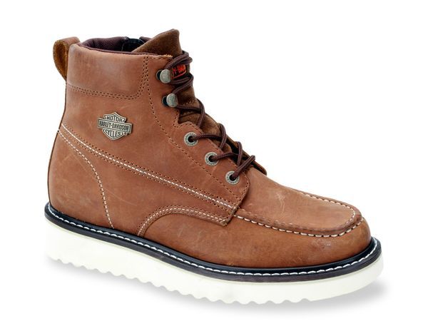 ハーレーダビッドソン メンズ シューズ ブーツ・レインブーツ HarleyDavidson Beau Motorcycle Boot Cognac