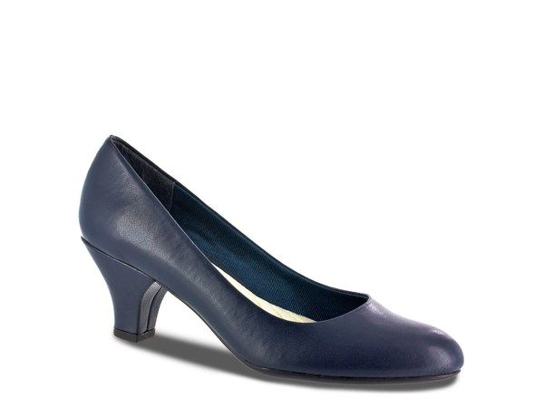 イージーストリート レディース シューズ パンプス Easy Street Fabulous Pump Navy ネイビー