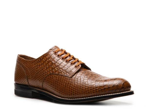 ステイシーアダムス メンズ シューズ オックスフォード Stacy Adams Madison Oxford Tan Snake Print タン