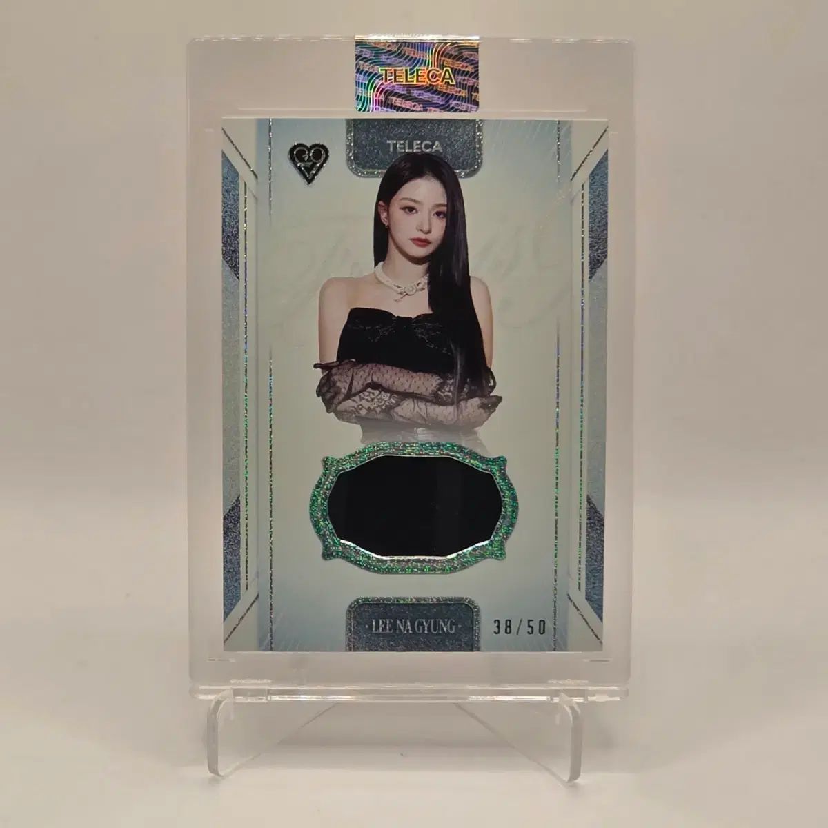 テレカ fromis_9(プロミスナイン・プミナ) イ・ナギョン 実際に着用 スカーフ 렐릭 50限定 カード