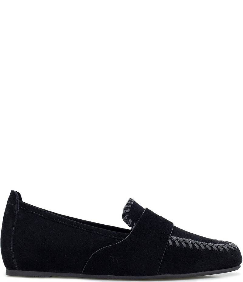 ジェントルソウルズ レディース シューズ パンプス スエード ローファー Gentle Souls Sandra Suede Loafers Black ブラック