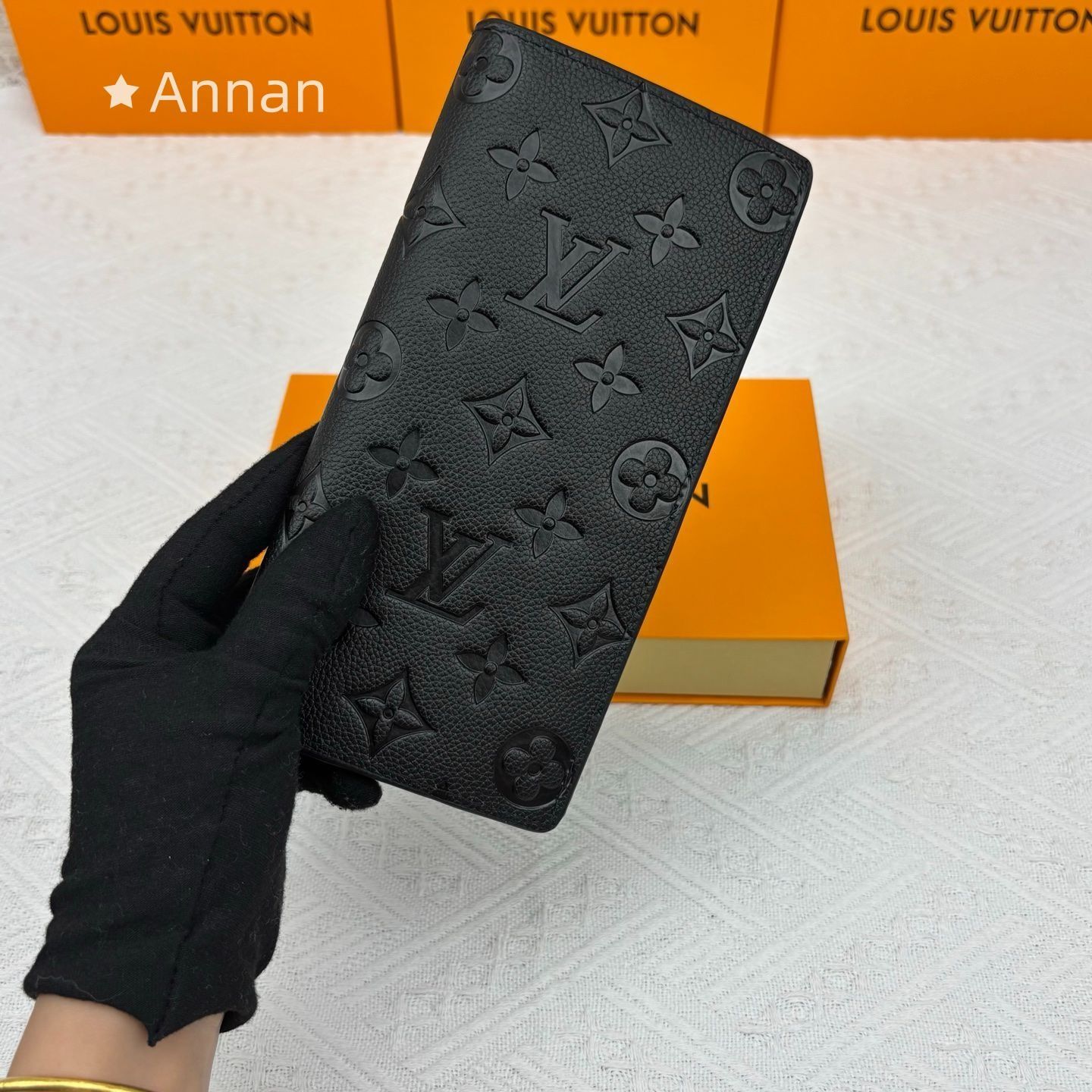 (専用袋、箱付き)LOUIS VUITTON ルイヴィトン メンズ 長財布