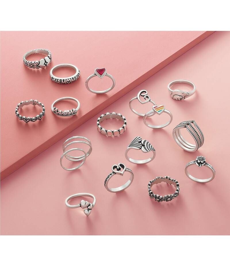 ジェームズ エイヴリー レディース アクセサリー 指輪 James Avery Sterling Silver Hearts and Beads Ring Sterling Silver シルバー