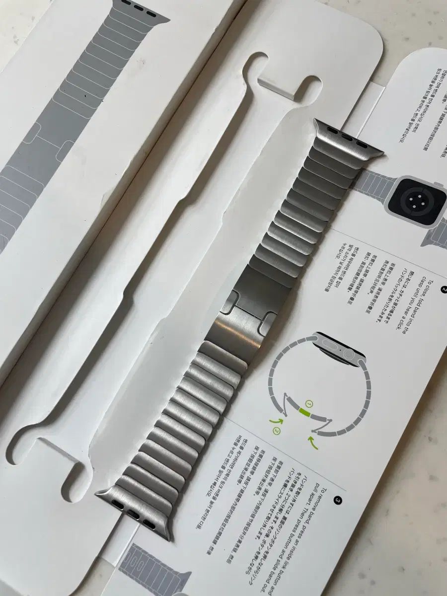 apple watch リンクブレスレット シルバー SSS級