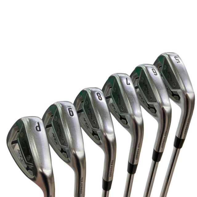 【中古】 キャロウェイ APEX TCB(2021) 6S アイアンセット IR リシャフト (フレックスその他) メンズ 男性用 右利き 右用 Dランク ゴルフクラブ