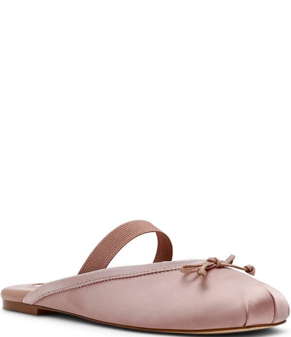 スティーブ マデン レディース シューズ パンプス Steve Madden Cutesy Bow Detail Ballet Mules Blush ブラッシュ