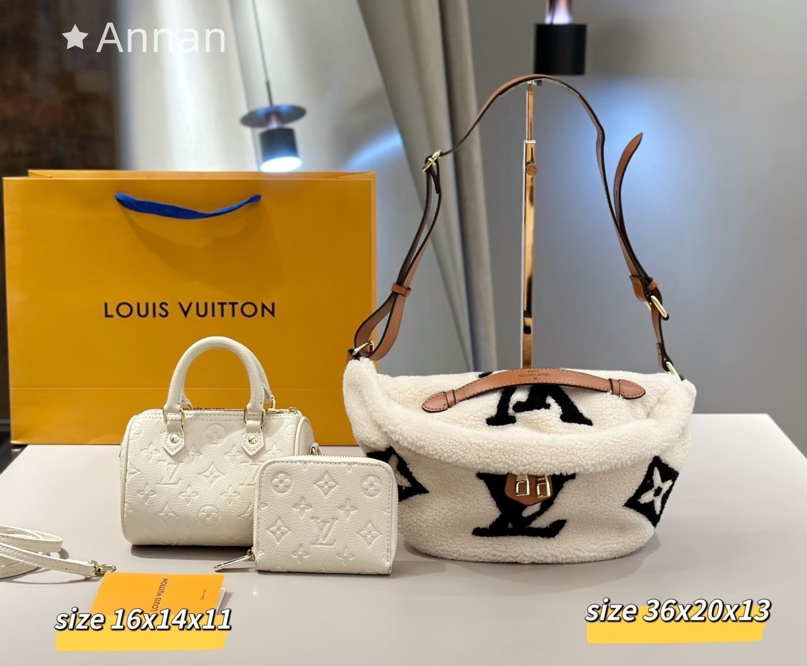 美品LV LOUIS VUITTON ルイヴィトン ウエストポーチ ハンドバッグ 財布 3点セット