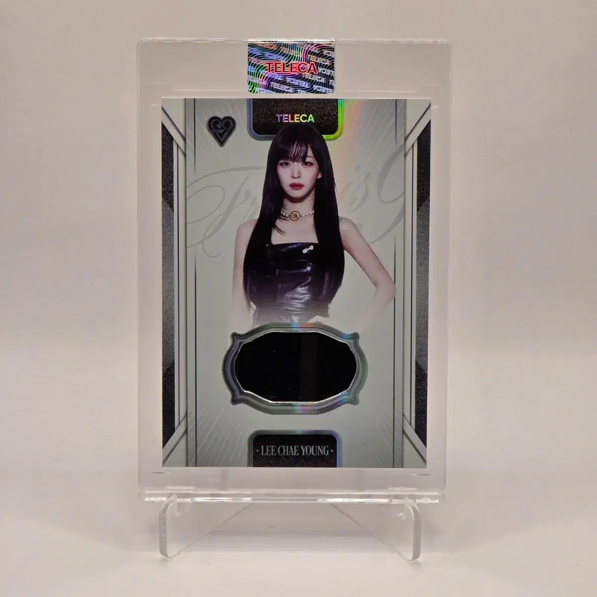 テレカ fromis_9 イ・チェヨン 実際に着用 スカーフ 렐릭 カード