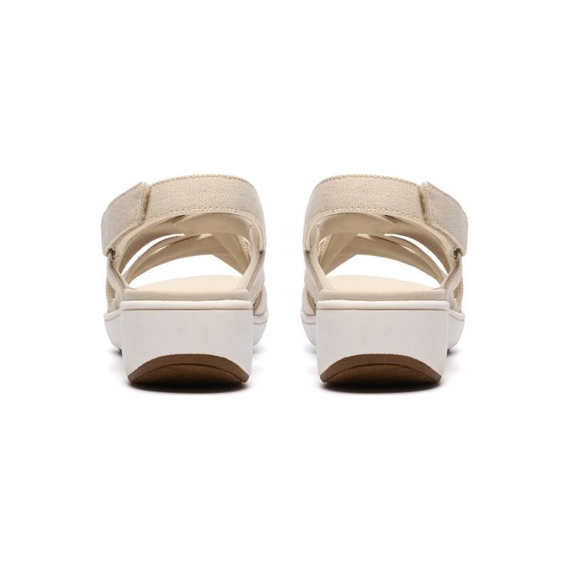クラークス レディース シューズ サンダル Clarks Cloudsteppers BreezeRae Ana Womens Cushioned Slingback Sandals Cream Te クラークス レディース シューズ サンダル Clarks Cloudsteppers BreezeRae Ana Womens Cushioned Slingback Sandals Cream Te