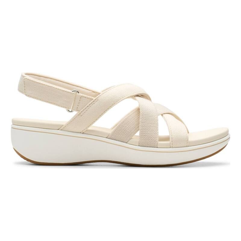 クラークス レディース シューズ サンダル Clarks Cloudsteppers BreezeRae Ana Womens Cushioned Slingback Sandals Cream Te クラークス レディース シューズ サンダル Clarks Cloudsteppers BreezeRae Ana Womens Cushioned Slingback Sandals Cream Te