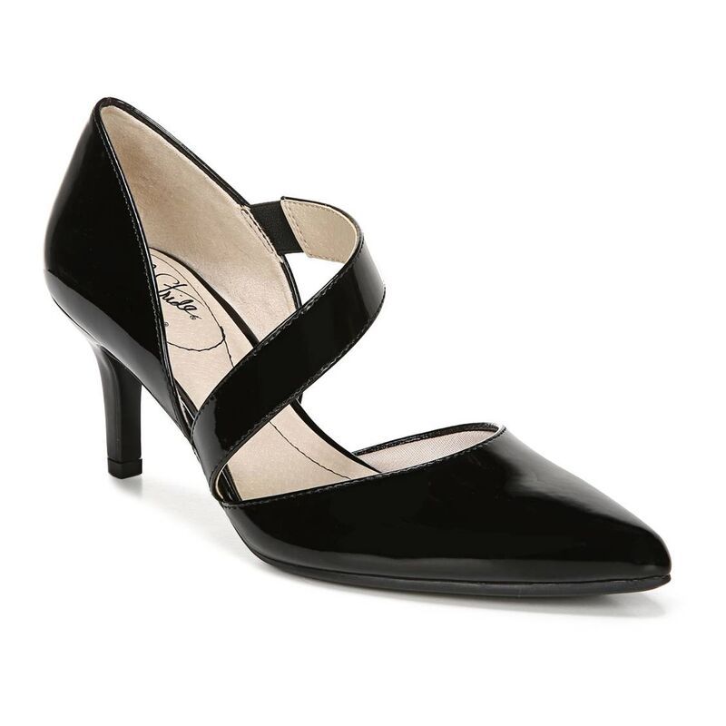 ライフストライド レディース シューズ パンプス ヒール LifeStride Suki Womens Heels Black Patent ブラック
