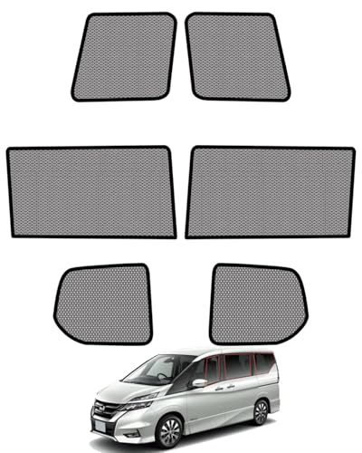 メッシュ サンシェード セレナ C27 日除け 虫除け 遮光 車中泊 断熱 目隠し 専用設計 カスタムパーツ アクセサリー (セレナ C27)AR 64f38228