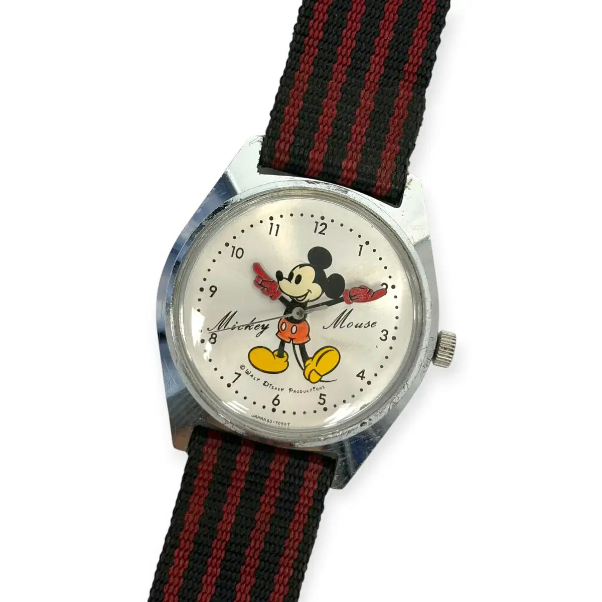 70s セイコー ディズニー ミッキーマウス 手巻き時計